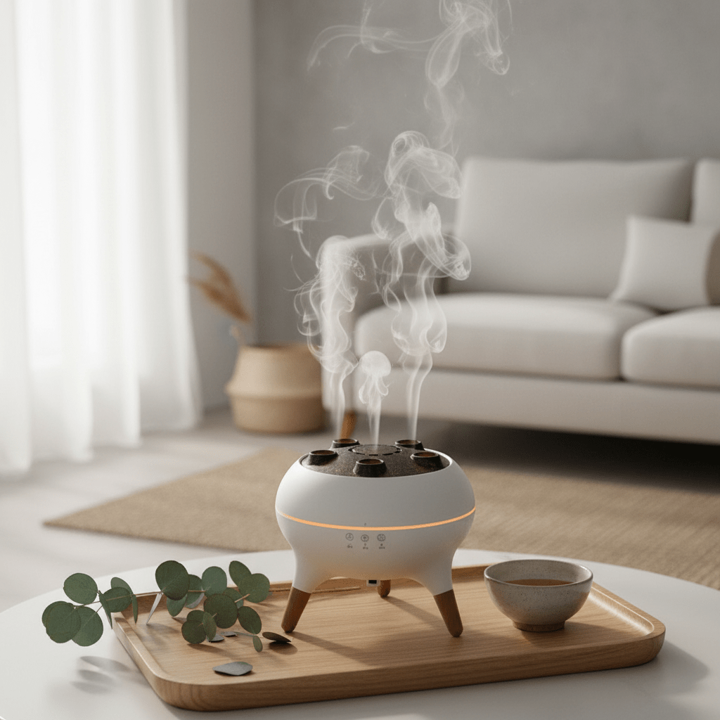 Diffuseur Méduse + 6 Huiles Offertes - douceur - interieur.fr